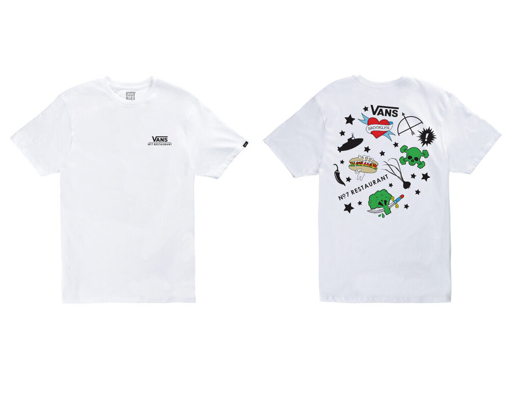 LIMITED EDITION VANS FOR NO. 7 T-SHIRT — No. 7 Restaurant